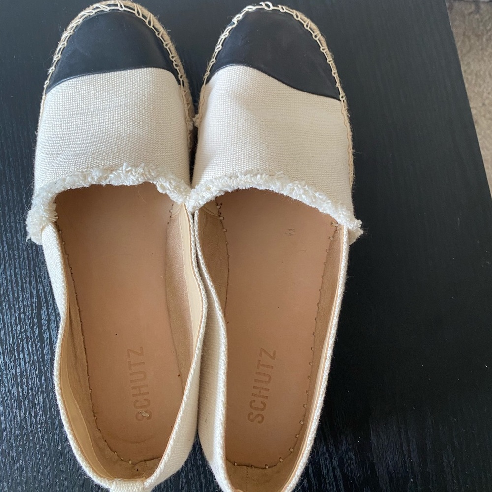 New never worn Schutz espadrilles